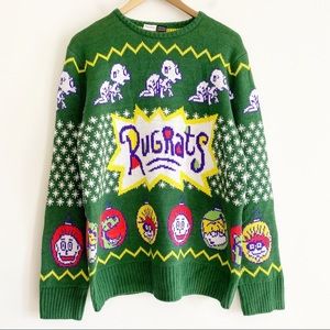 UO Nickelodeon Rugrats ugly Christmas sweater